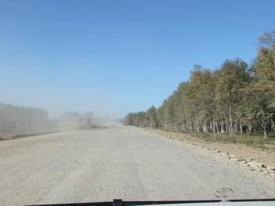 Poursuite de ma traversée de la Sibérie... juste une Nationale ... parfois une piste (sur des milliers de km!) 