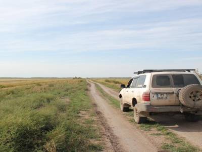 Nord Kazakhstan, la route de Paris .... "Calmez vous les enfants, on arrive ... :-/"