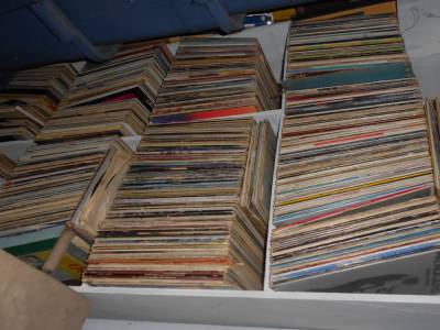 La collection de vinyles de Roger!