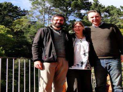 Gavin, the Wine Guy et nous, chez lui