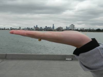 Melbourne tient dans ma main.