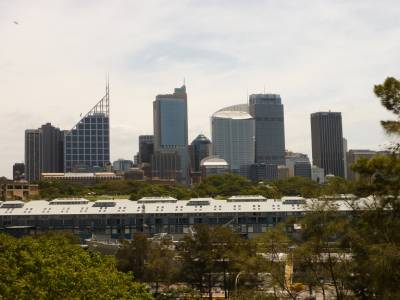 la city vue de woolloomooloo