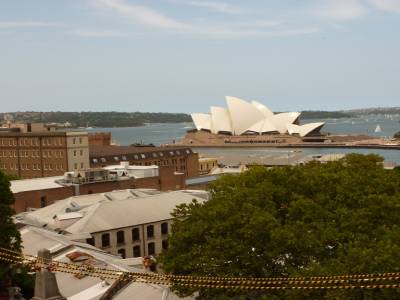 Opera house depuis harbour bridge