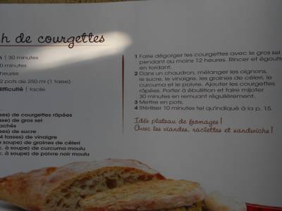 Petite recette de relish de courges
