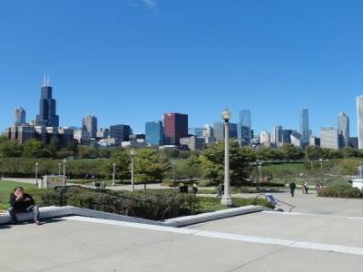 Vue de la ville près du Field Museum