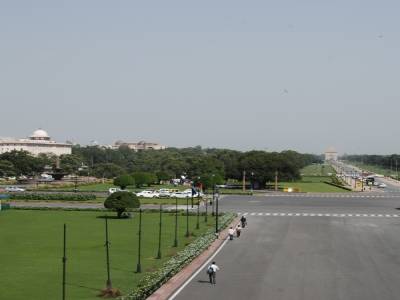 Rajpath depuis le Secretariat