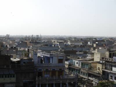 Les toits de Paharganj - Old Delhi