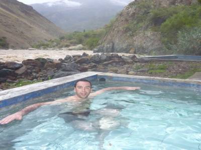 Baignade thermale llahuar