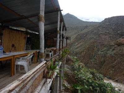 Llahuar vue sur le canyon