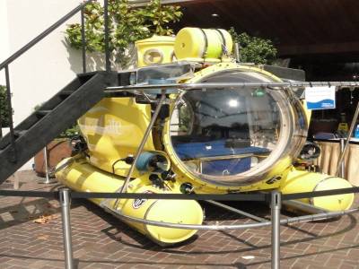 Il y avait une exposition sur les sous marins et notamment sur celui qui a pris les images du Titanic