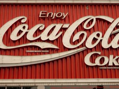 Enseigne Coca Cola à Kings Cross