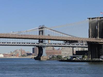 Les ponts de brooklyn et de Manhattan