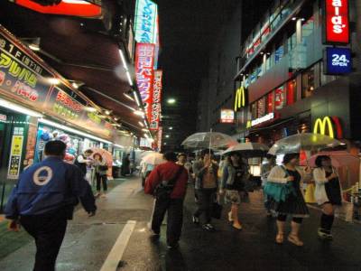 Dans les rues de Tokyo