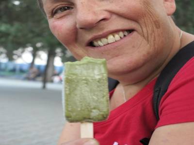 Glace aux lentilles