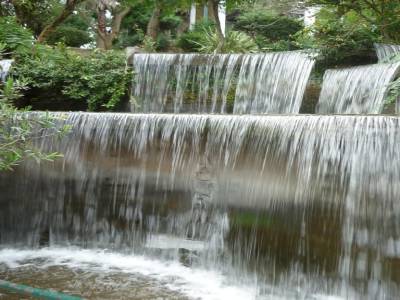 Petit parc en cascade au sommet du San Bernardo