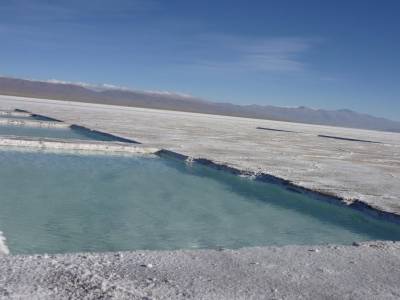 Petits bassins sur le salar