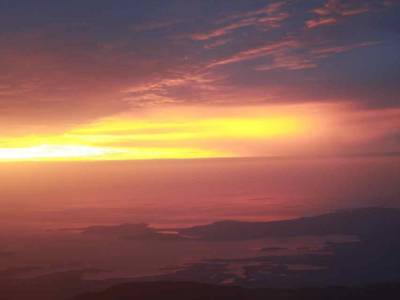 Coucher de soleil sur Nouméa