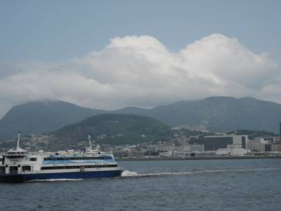 Le ferry qui nous emmenait tous le jours de Niteroi a Rio. Moins cher et plus agreable que le bus