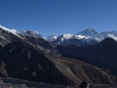 panorama du sommet de gokyo ri
