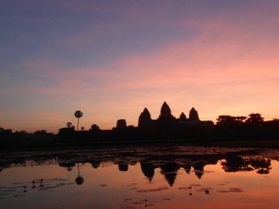 Angkor Wat au lever du soleil