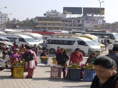 Une des nombreuses gares routières