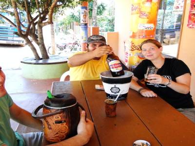 et quand c'est pas le maté, c'est la bière