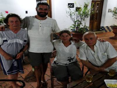 Nous avons rencontré Veronica et Eduardo à Salto et nous ont invité à manger un Asado chez eux
