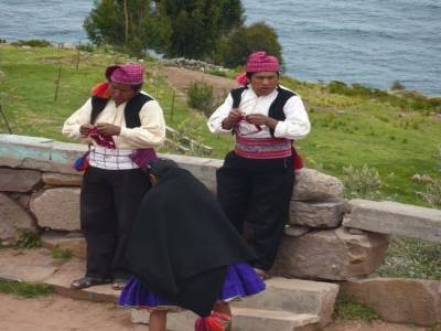 Ile de TAQUILE - Les tricoteurs