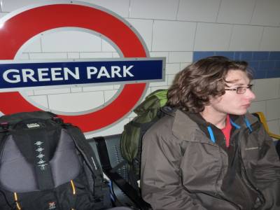 Fred dans l'undergroud de London