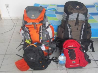 nos sacs à dos