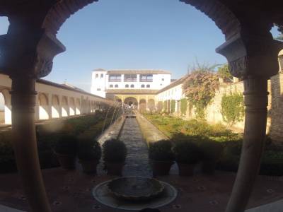fameux jardin de l'alhambra