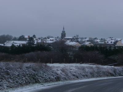 Lignières sous la neige