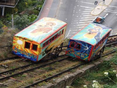 Les ascenceurs de Valparaiso
