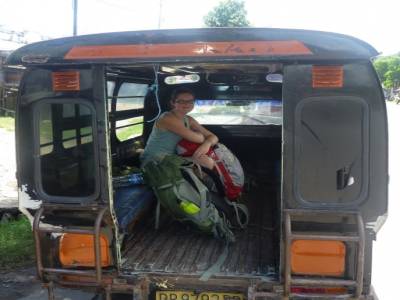 Bemo = moyen de transport petit budget (petit confort) sur Lombok