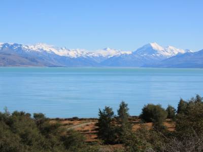 Lac Pukaki et Mont Cook