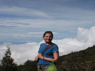Sophie dans les nuages