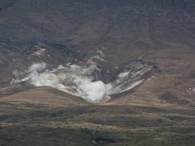 Fumerolles sur le Tongariro