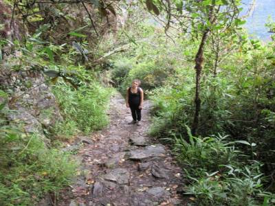 La montée de la ''Montagna Machu Picchu'' au bout de 2 heures...
