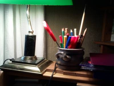 avant, au bureau