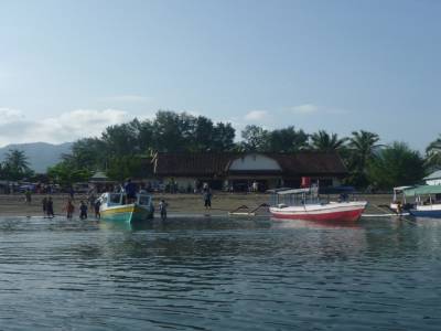 Le port de Bangsal...