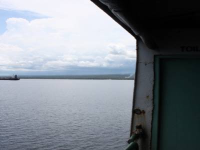Sur le traversier vers Java