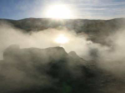 les geysers de tatio.