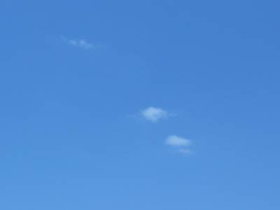 Nos premiers nuage depuis l'arrivee