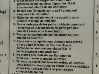 ce que les bourreaux disaient aux prisonniers