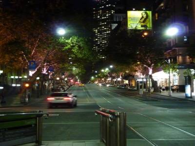 Melbourne by night