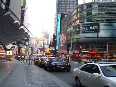 Sur la route de Time square