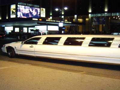 Limo devant Madison Square Garden