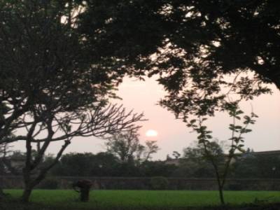 coucher de soleil