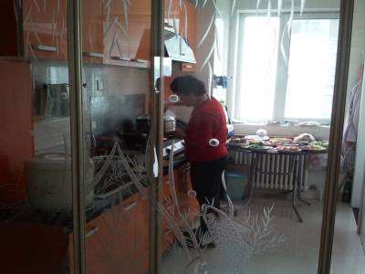 Dans la cuisine