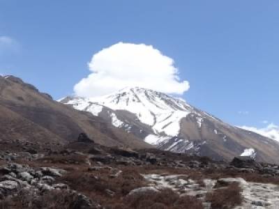 Tsergo ri (5000m) juste au centre